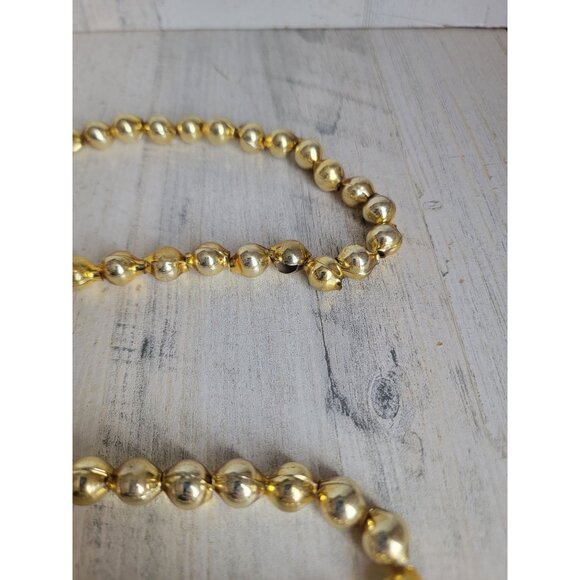 Vintage medium red mercury glass beaded Garland Xmas decor - Picture 4 of 10